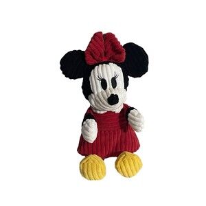 Disney Parks Exclusive 16” Corduroy Minnie Mouse Plush Mickey